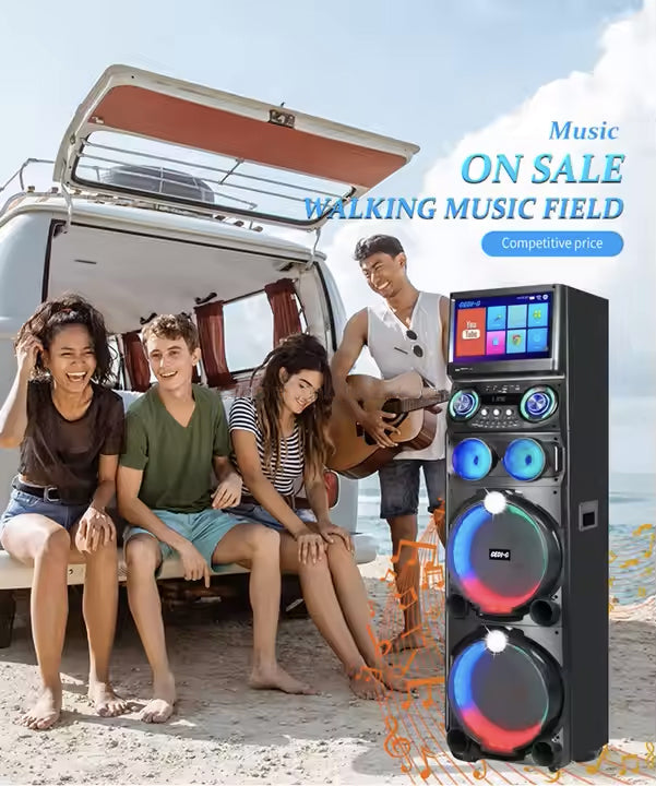 ⚡Last Day 80% OFF🎤 GD-1419 15.4” Video Speaker System