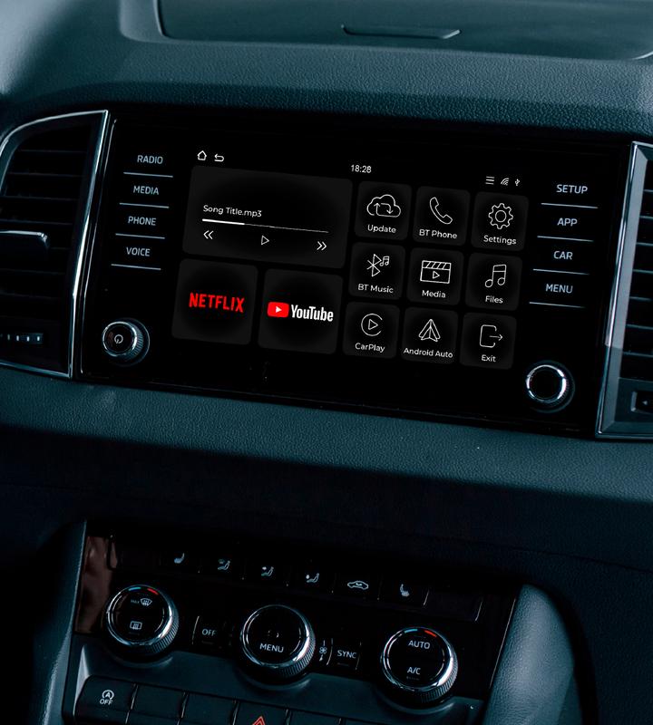 AutoSky Ai Box Lite Air - Wi-Fi and Bluetooth Connectivity, For iPhone & Androids, Requires Wired Apple CarPlay