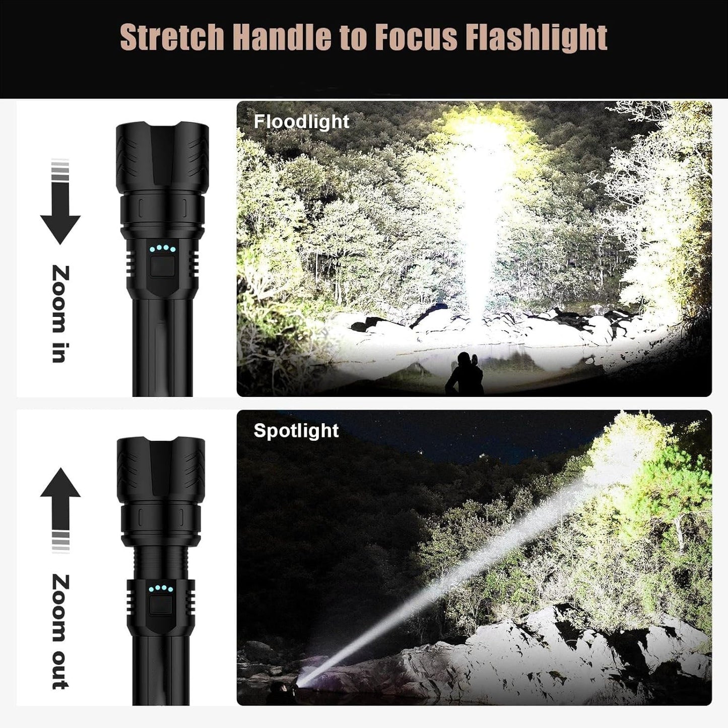 BLACK FRIDAY🎁NESLEMY™LED Flashlight – High Lumen Rechargeable Torch