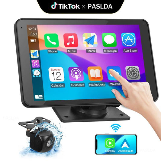 【PASLDA】2025 Upgraded Wireless CarPlay Screen for Andriod & Iphone : The Ultimate Portable Car Play Adapter for Seamless In-Car Entertainment DealDiscovery