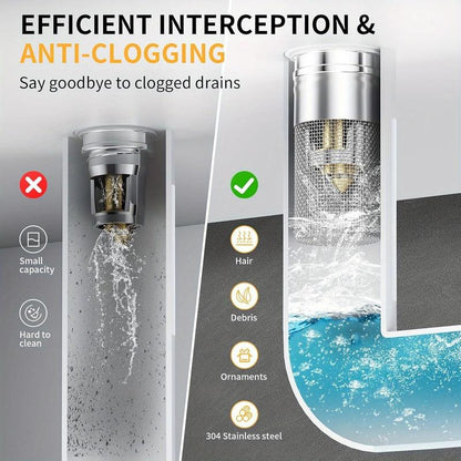 🔥Black Friday Sale: Bathroom Sink  Universal Pop Up Sink Drain Filter