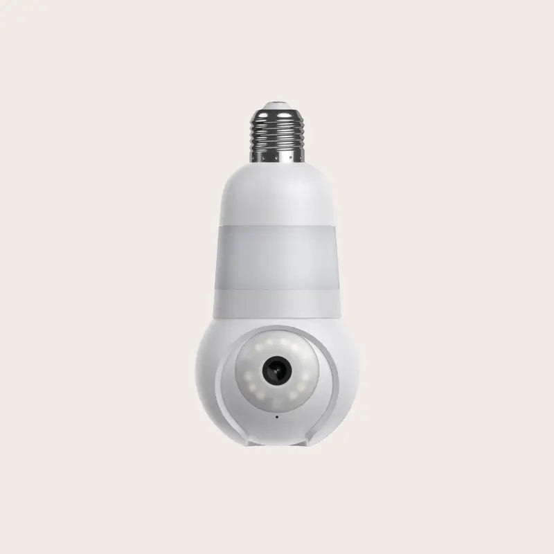 Light Bulb Cam V3- AI 360 Security Camera with Full-Color Night Vision & Two-Way Audio for Yard Safety