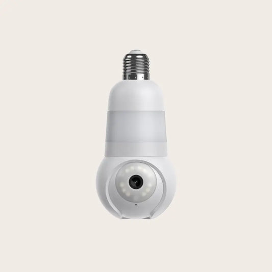 Light Bulb Cam V3- AI 360 Security Camera with Full-Color Night Vision & Two-Way Audio for Yard Safety